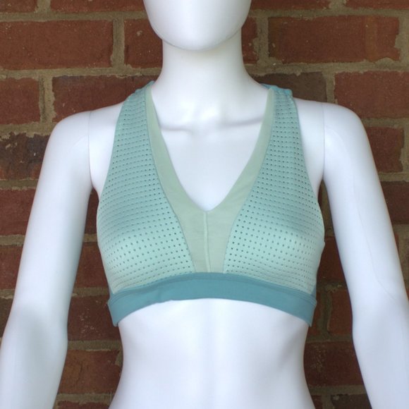 Aerie Chill. Play. Move. Teal Racerback Sports Bra | Size S | Good Condition - Picture 1 of 13
